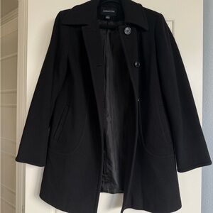 London Fog Women's Black Wool Winter Coat